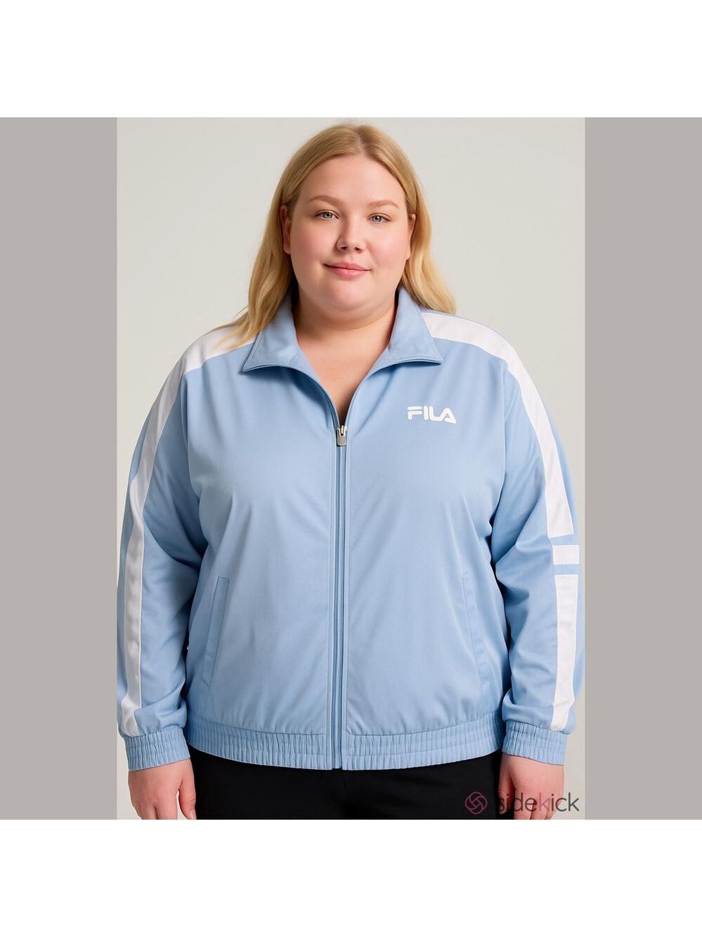 FILA Sports Jacket, Size 2X, PTP 30”, Length 28”, Pockets, Fully mesh lined
